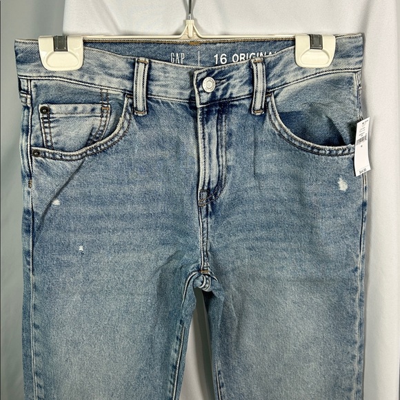 Gap Original Straight Jeans - Boy’s 16 - New - Picture 6 of 11